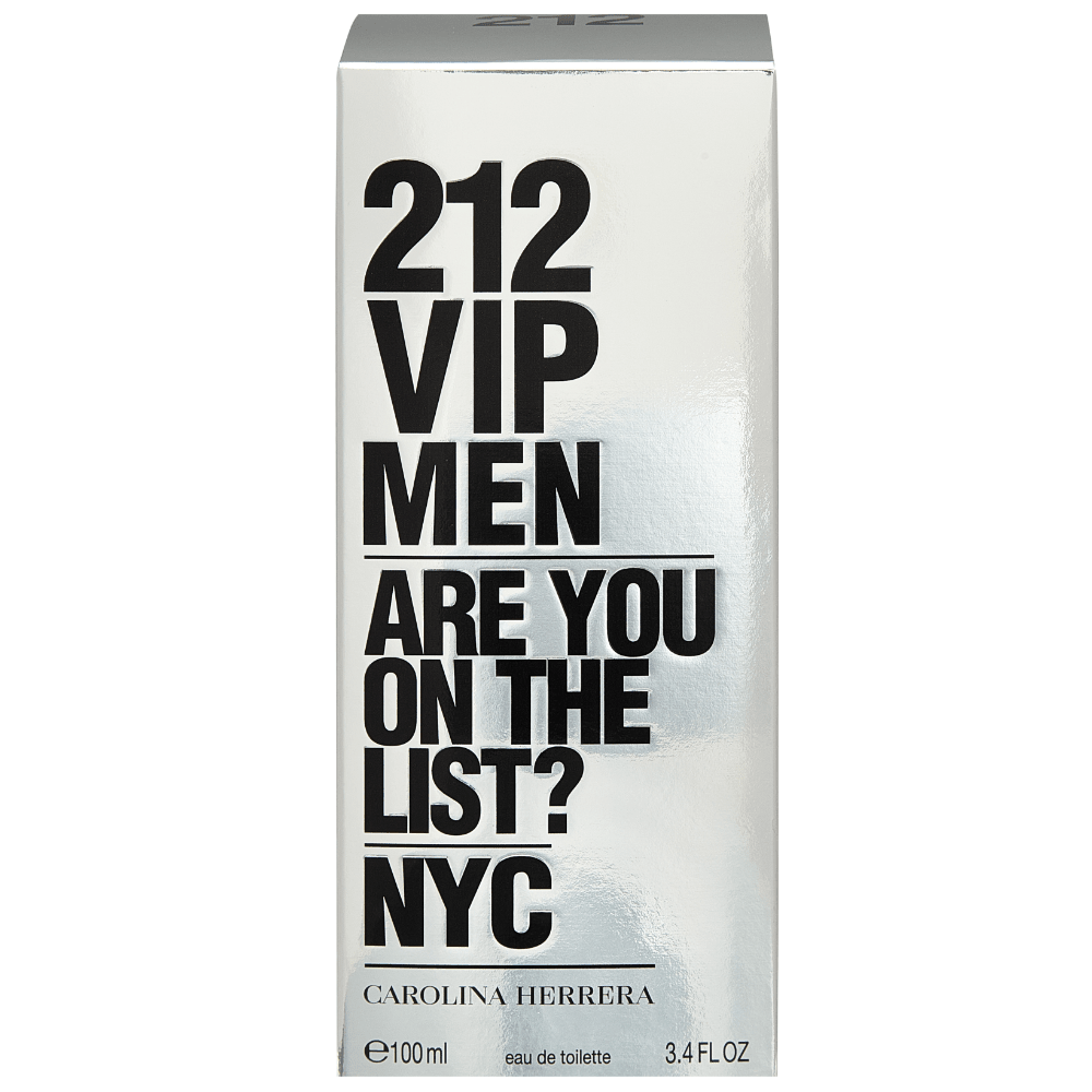 Carolina Herrera 212 VIP Men Eau De Toilette 100ml - ambrea shop jo