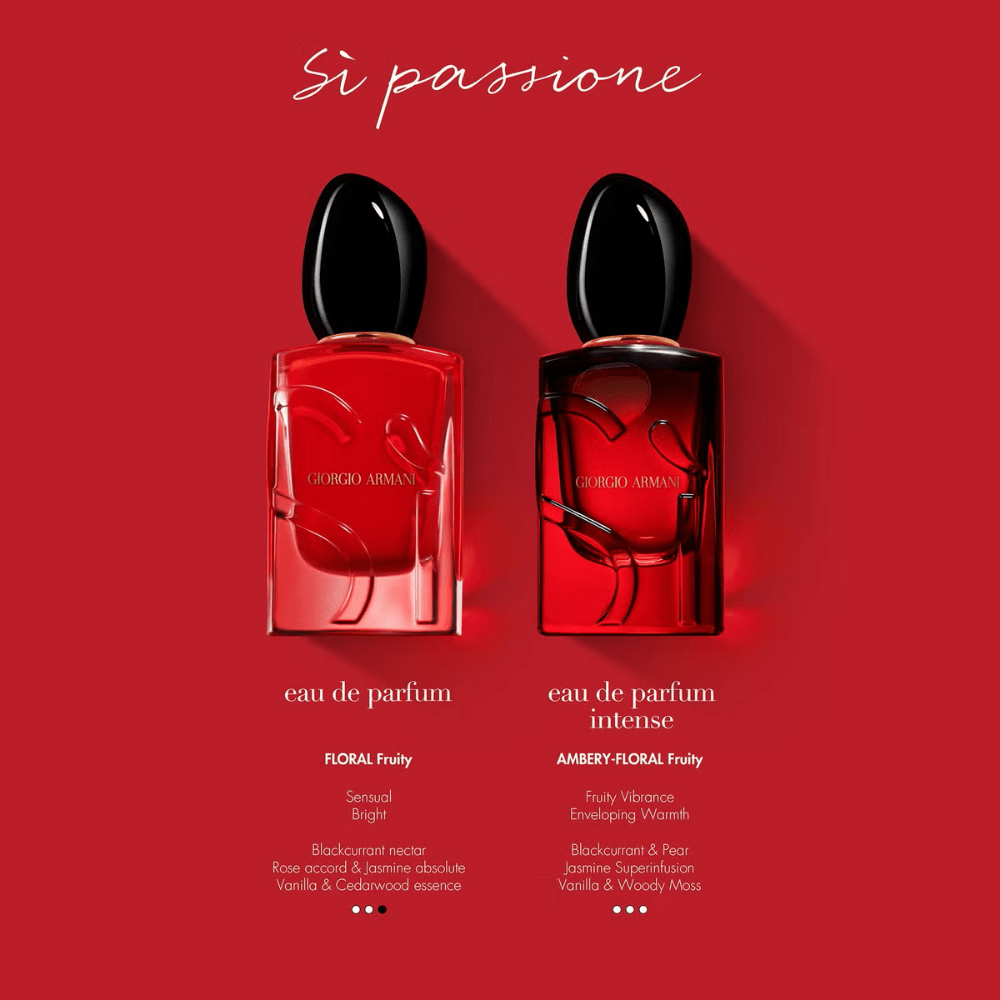 Giorgio Armani Si Passione Intense Eau De Parfum 100ml - ambrea shop jo