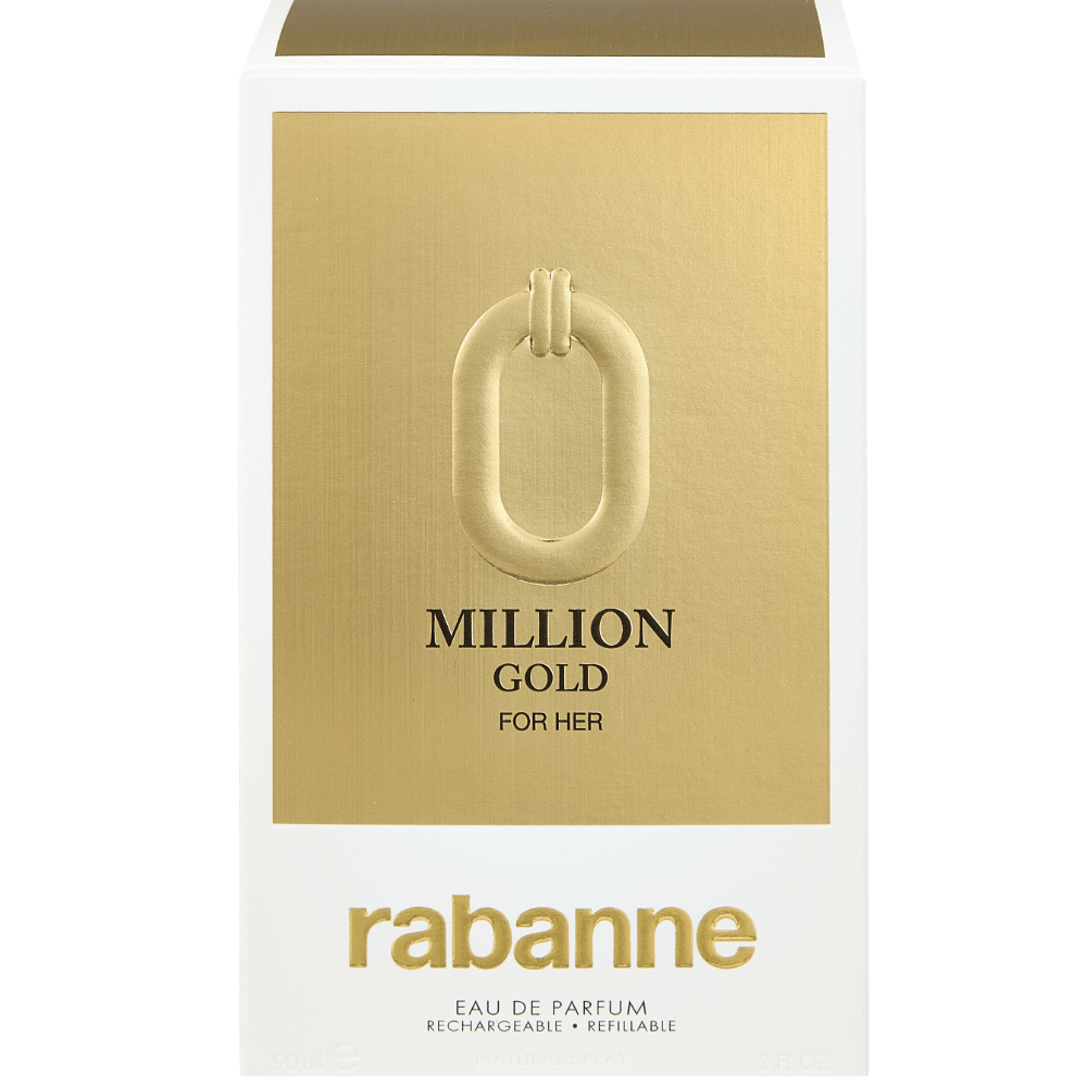 Paco Rabanne Million Gold For Her Eau De Parfum 90ml - ambrea shop jo