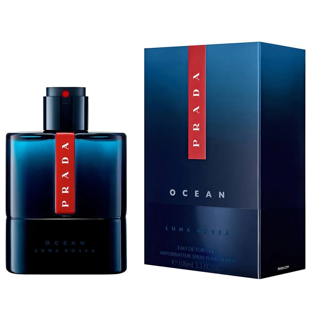 Prada Luna Rossa Ocean Eau De Toilette 100ml - ambrea shop jo
